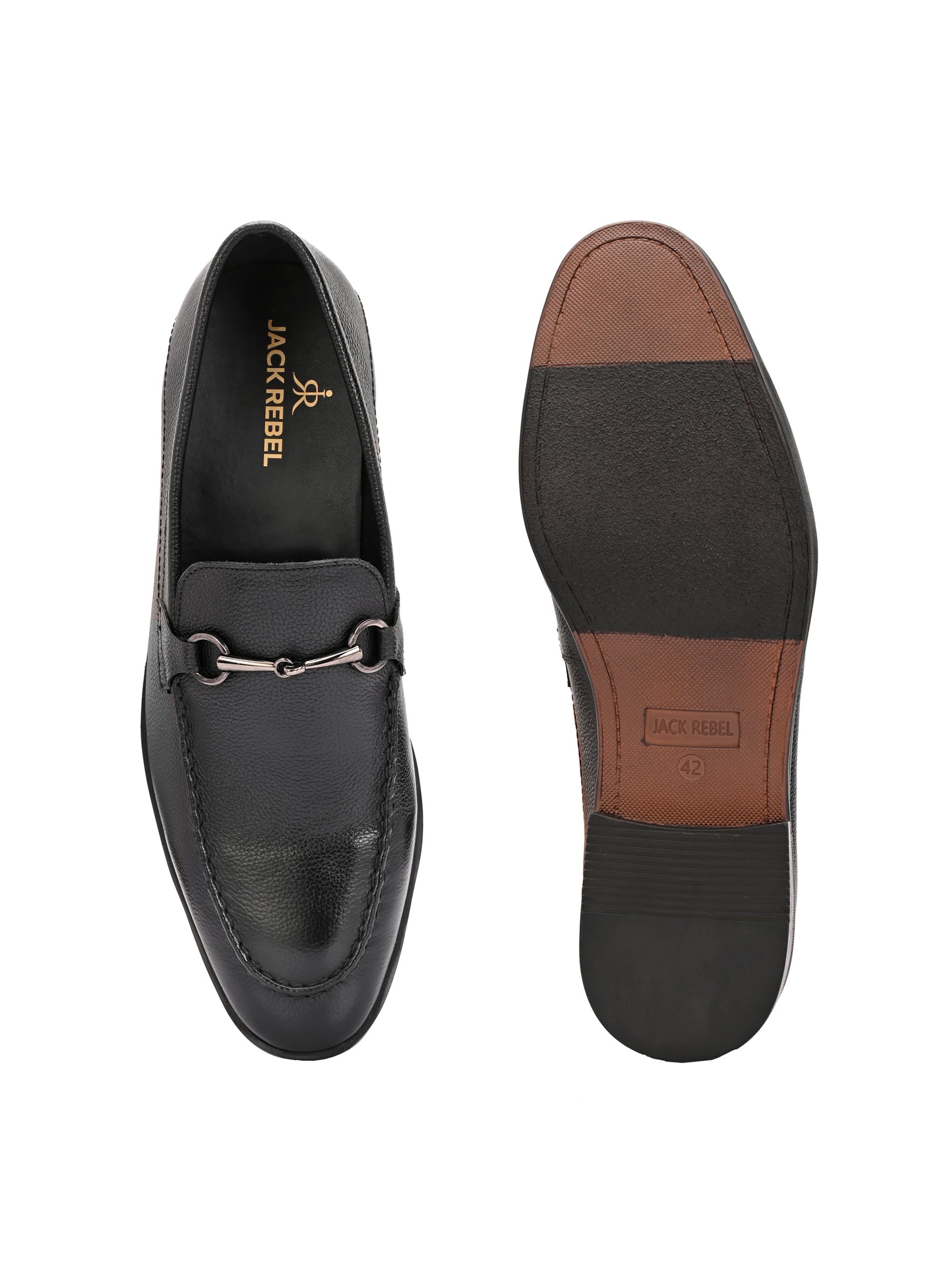 Elite Chain Loafers – Black