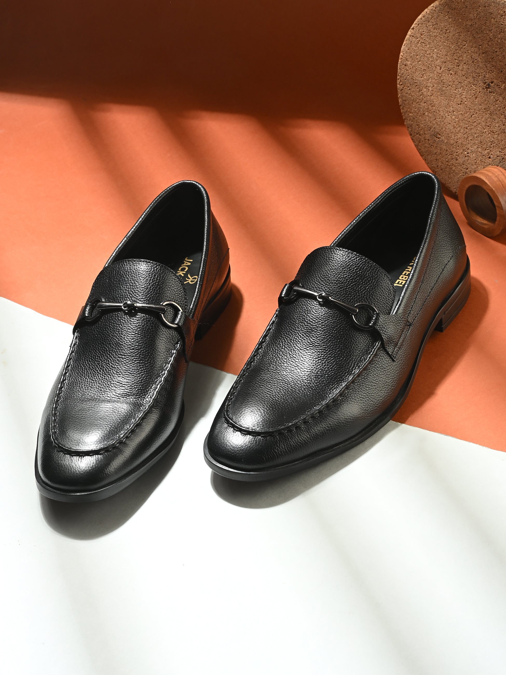 Elite Chain Loafers – Black