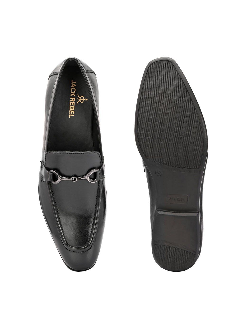 Elite Black Horsebit Loafer