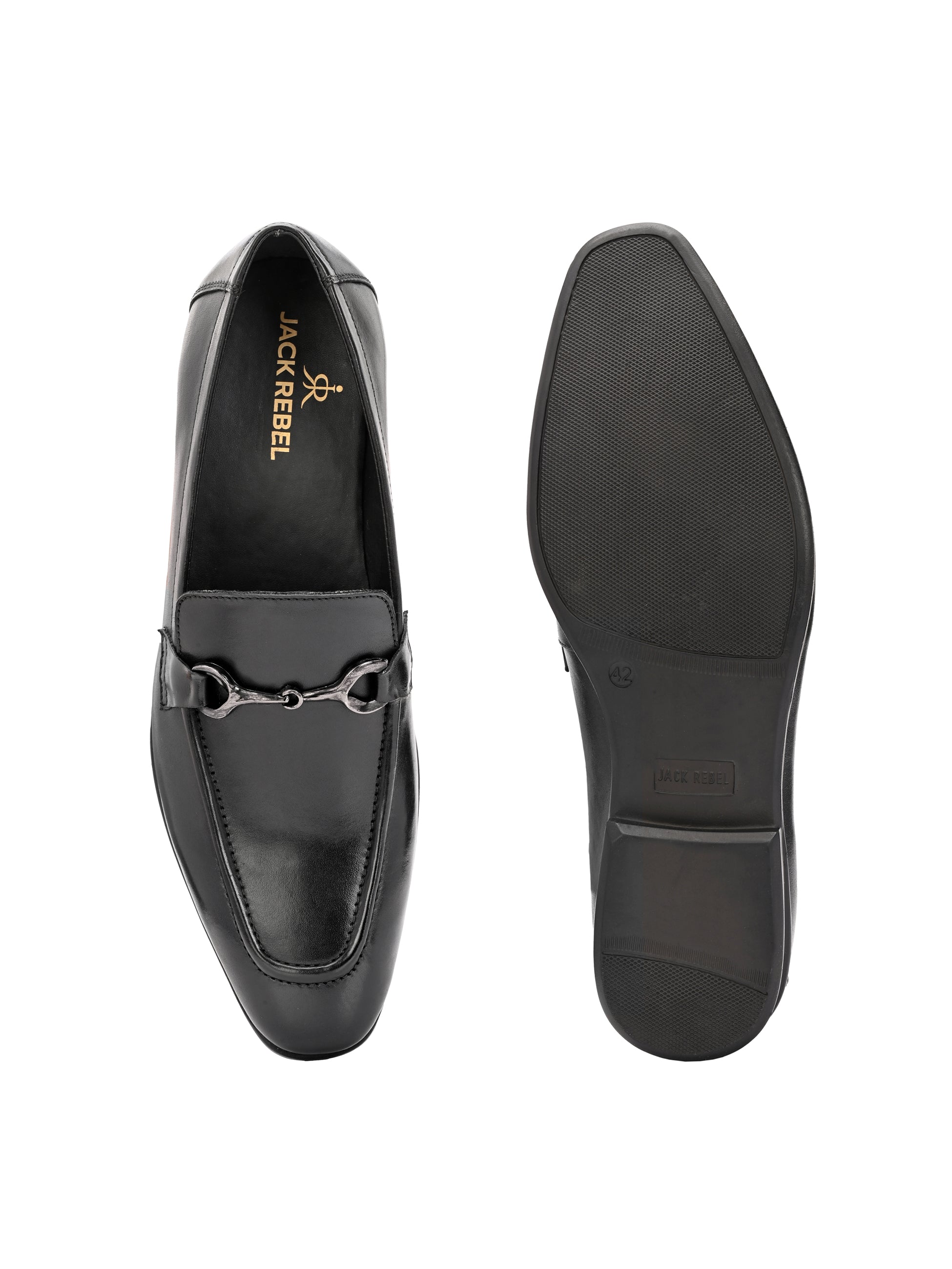 Elite Black Horsebit Loafer