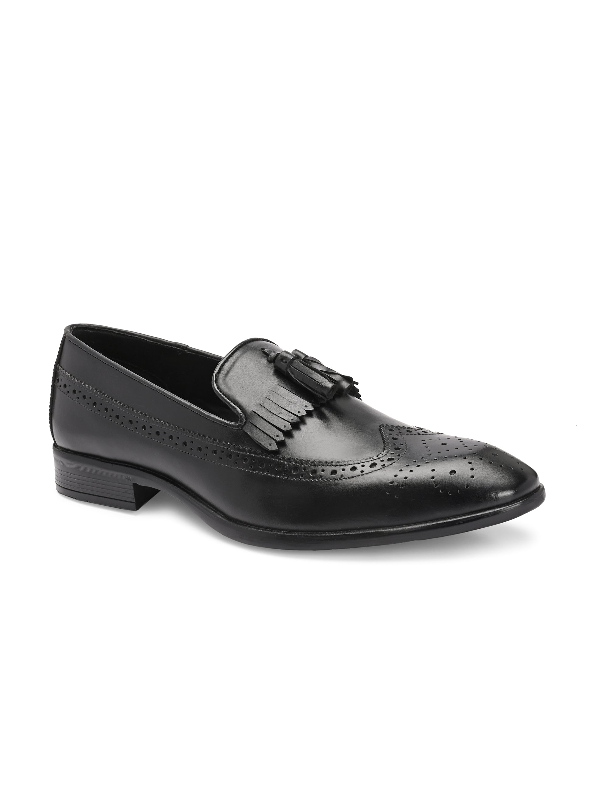 Monarch Tassel Loafers – Black