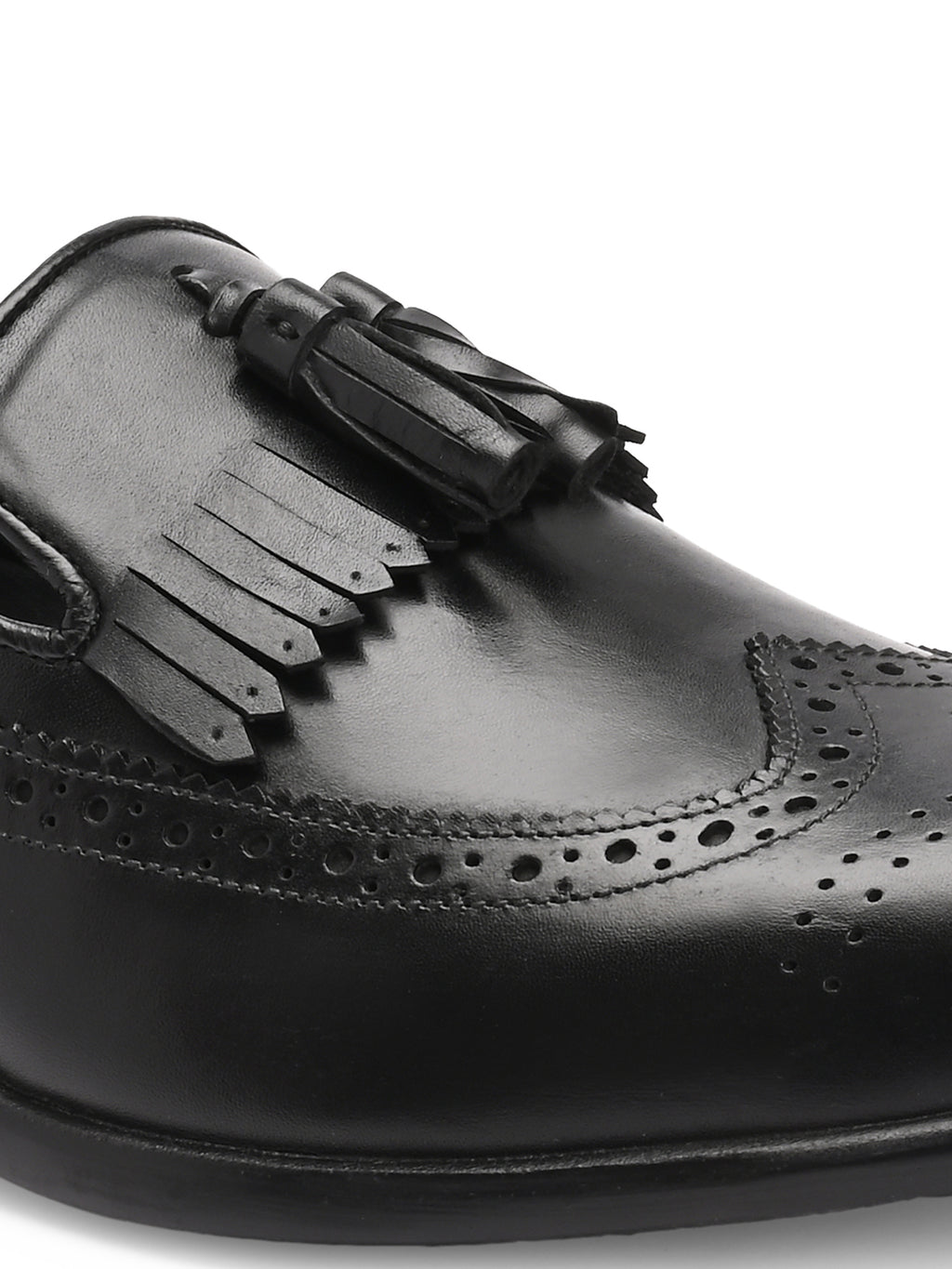 Monarch Tassel Loafers – Black