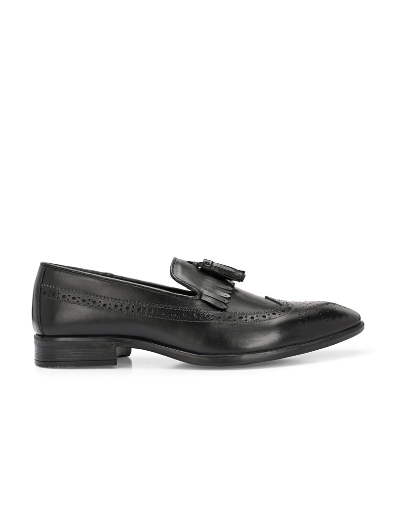 Monarch Tassel Loafers – Black