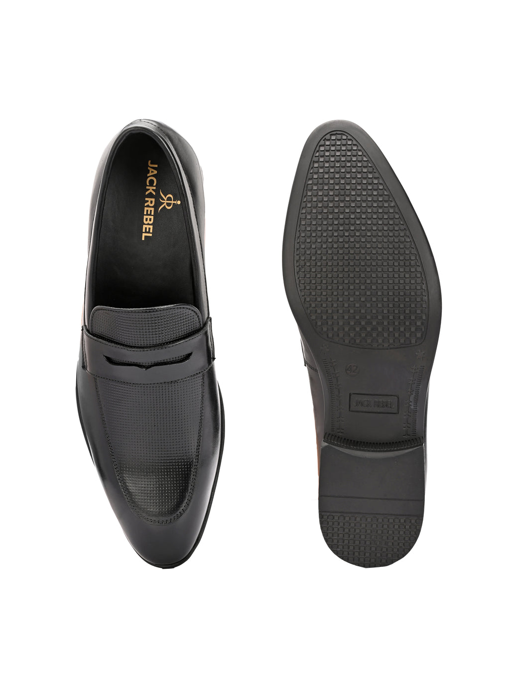 Elite Penny Loafers – Black