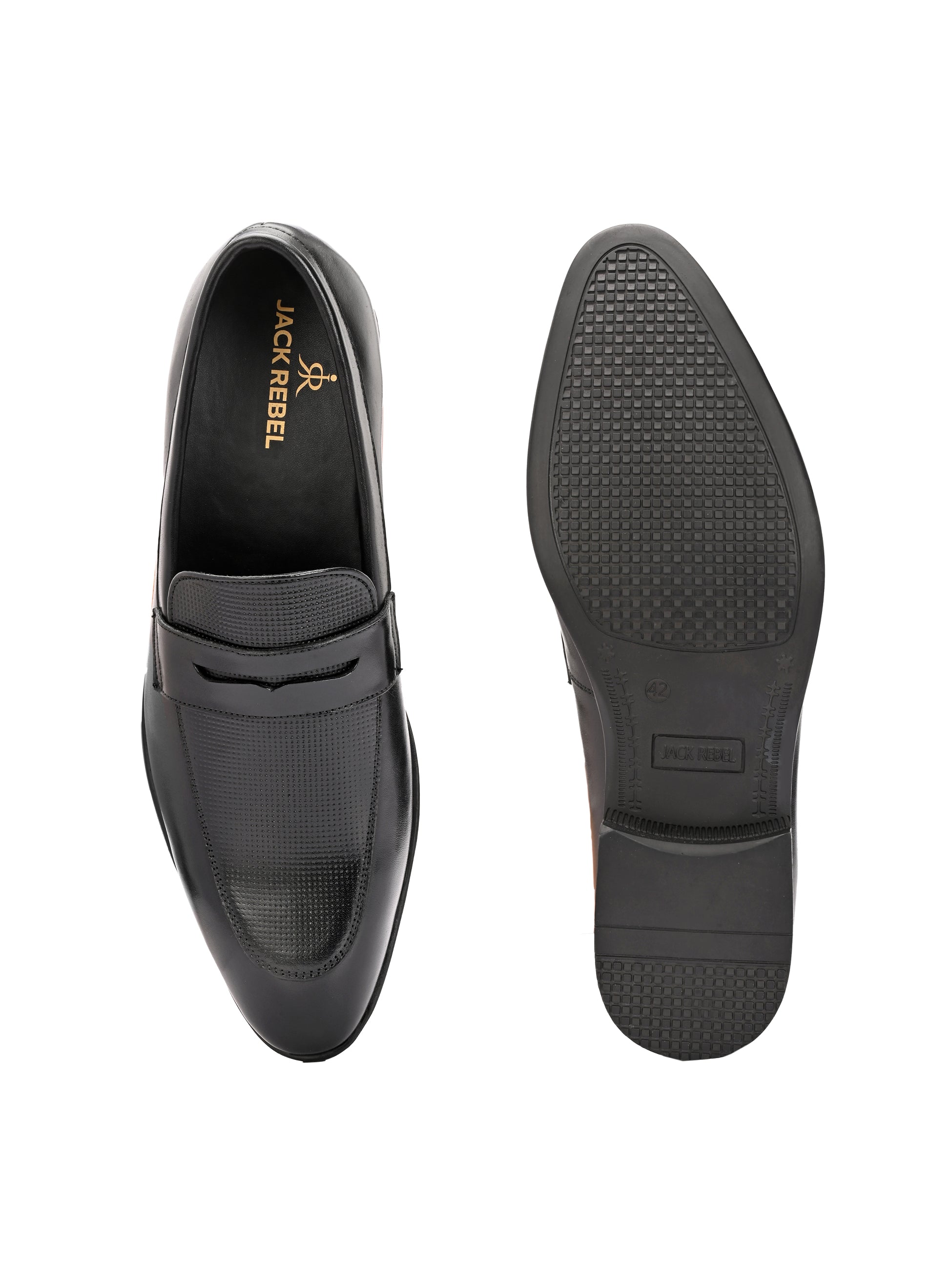 Elite Penny Loafers – Black