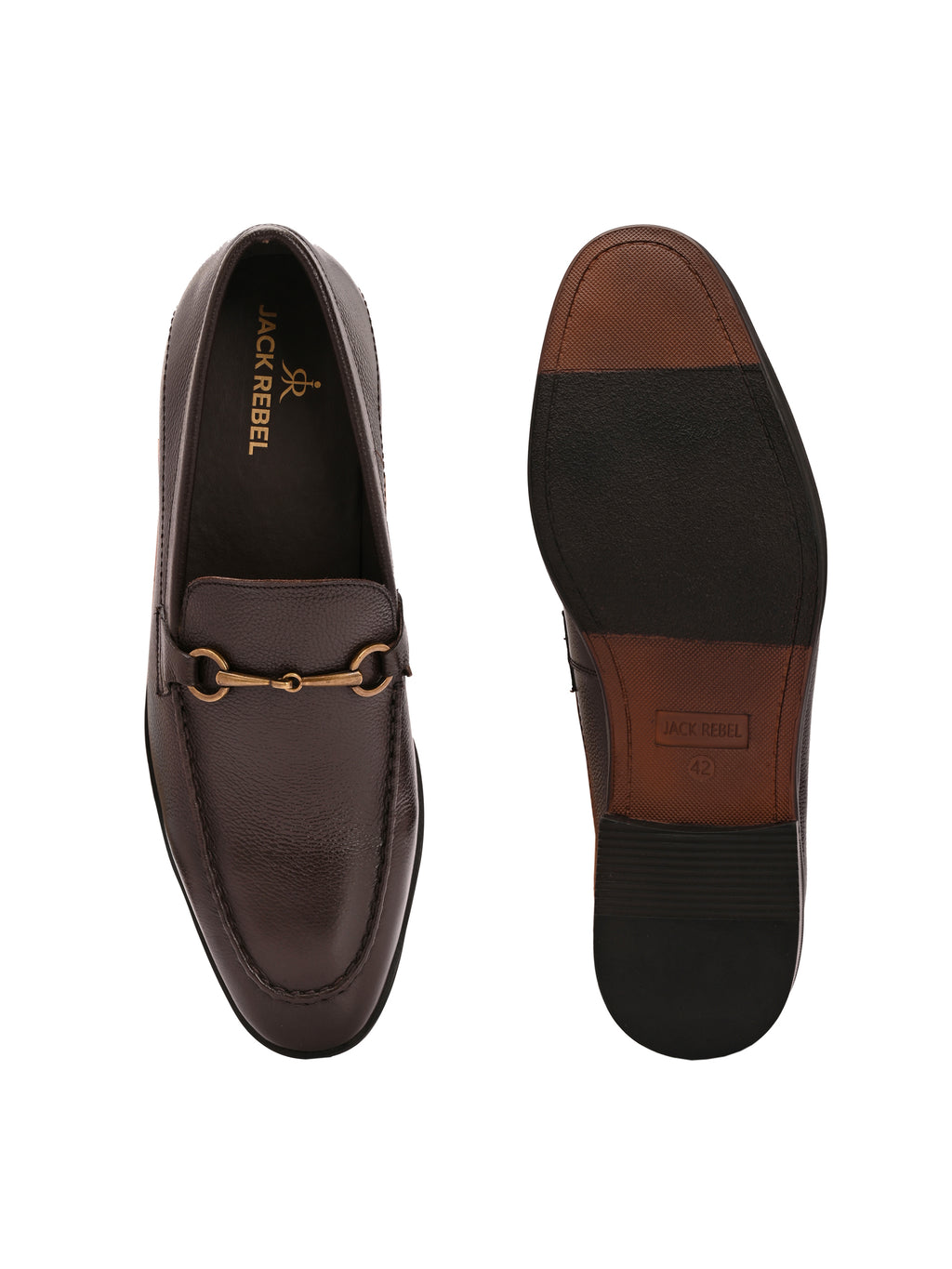 Elite Chain Loafers – Brown