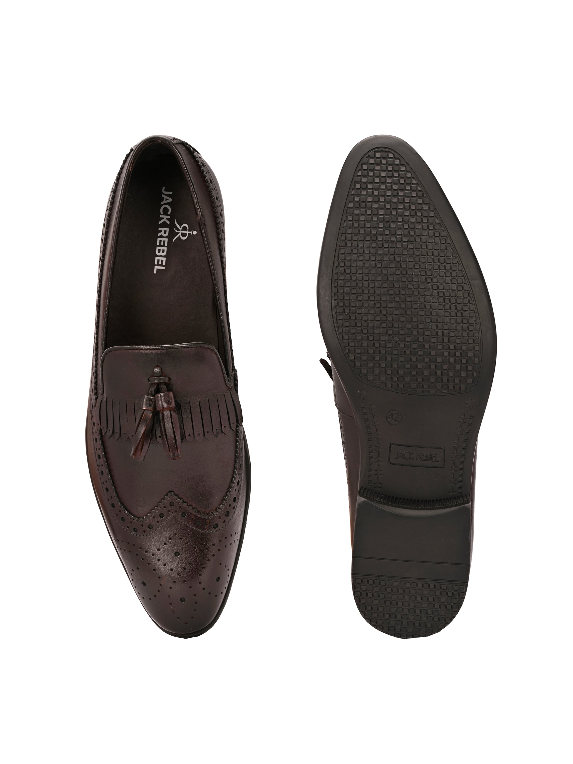 Monarch Tassel Loafers – Brown