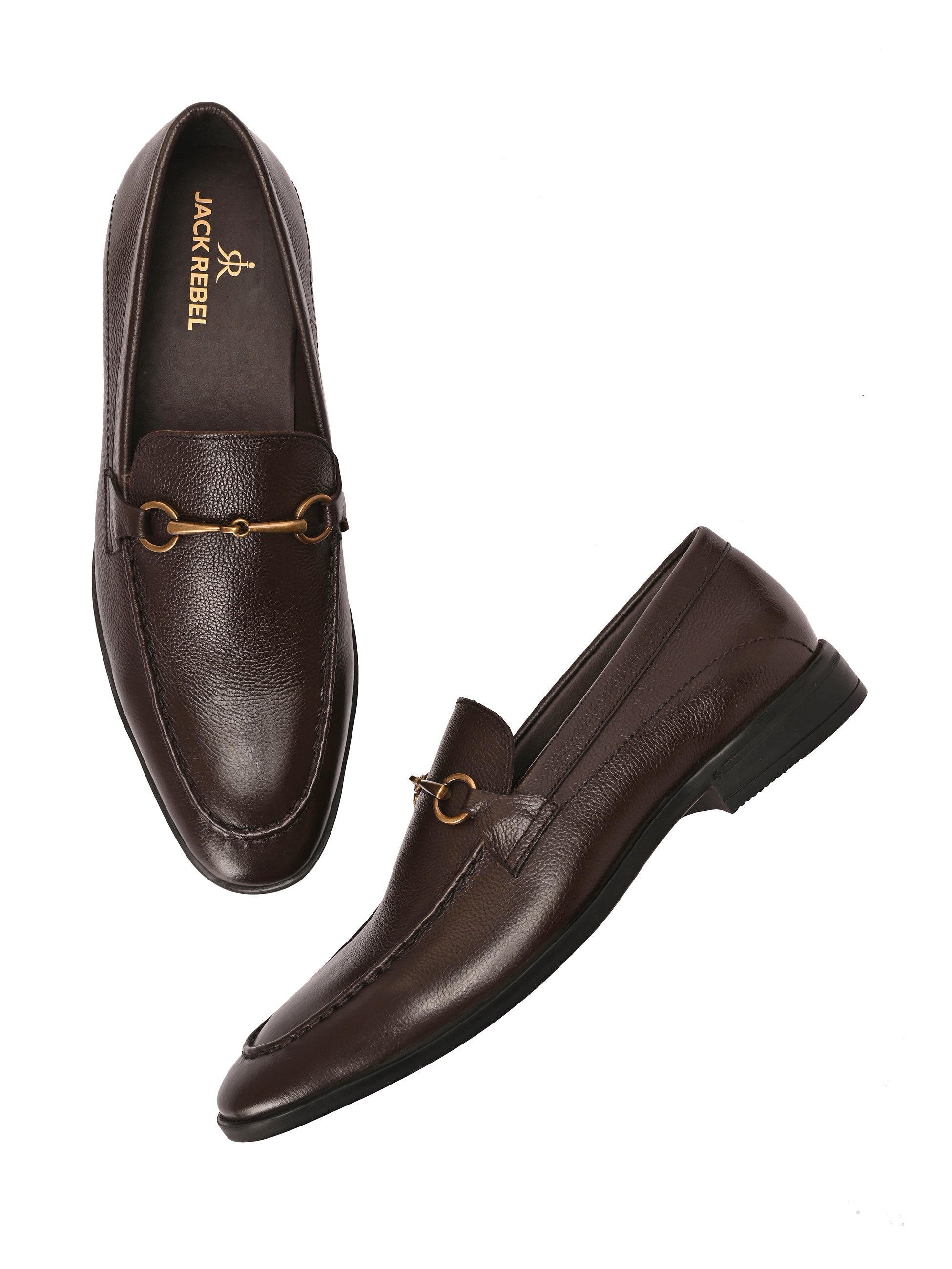 Elite Chain Loafers – Brown
