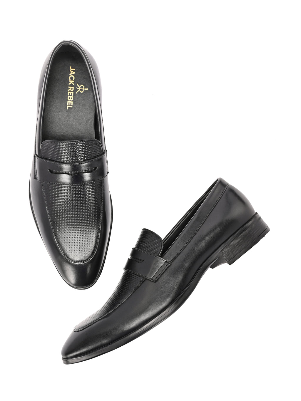 Elite Penny Loafers – Black