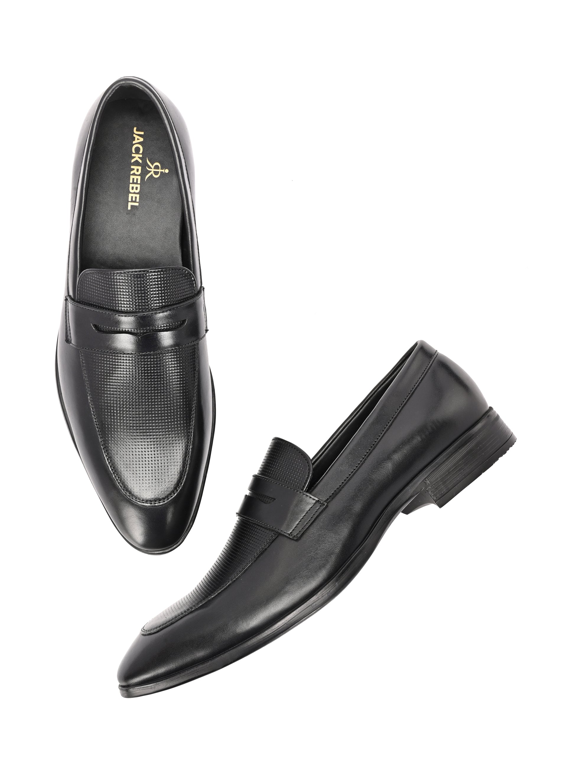 Elite Penny Loafers – Black