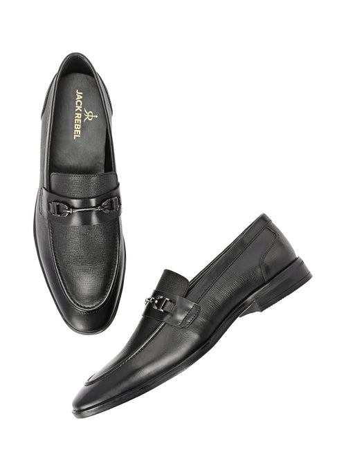Axel Horsebit Loafers - Black