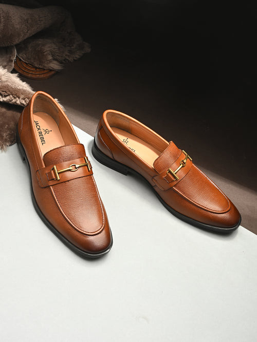 Axel Horsebit Loafers - Tan