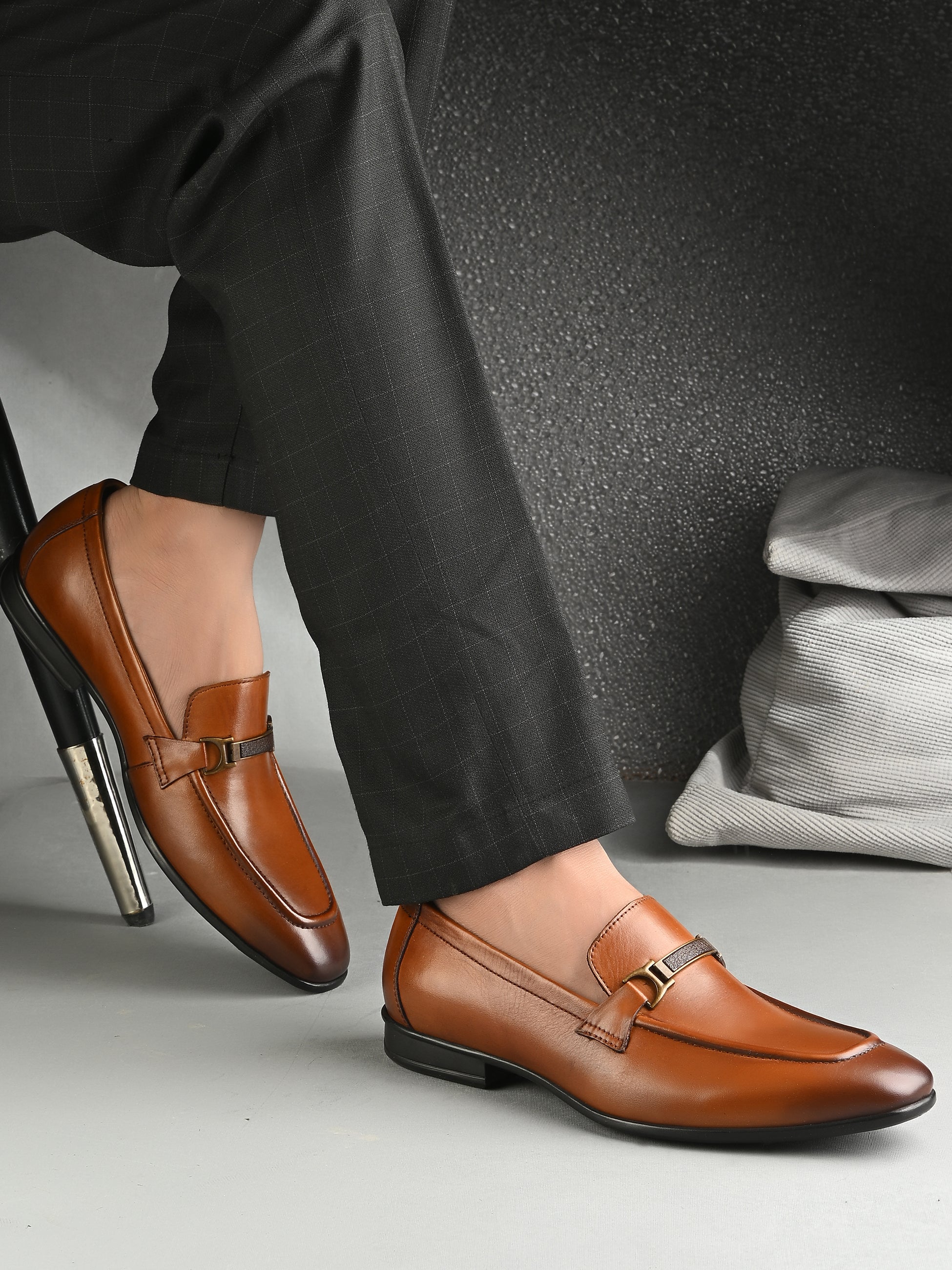 Elite Tan Horsebit Loafer