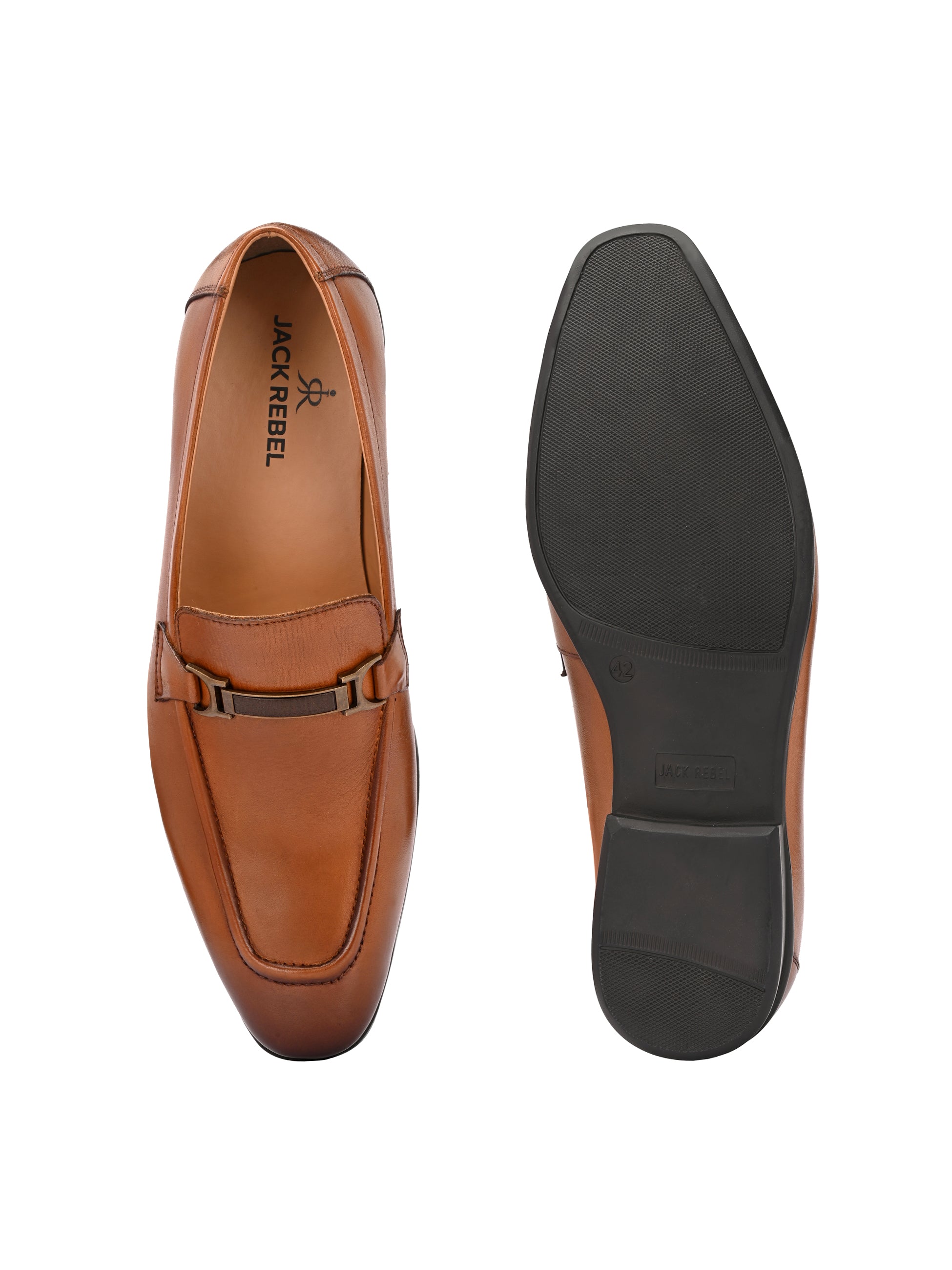 Elite Tan Horsebit Loafer