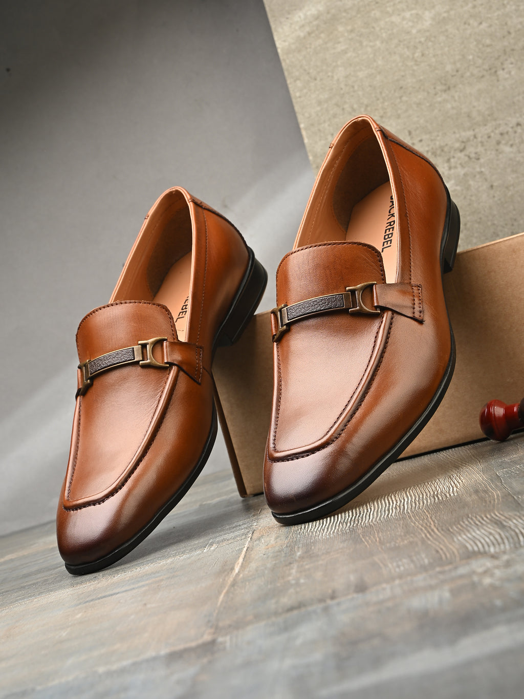 Elite Tan Horsebit Loafer