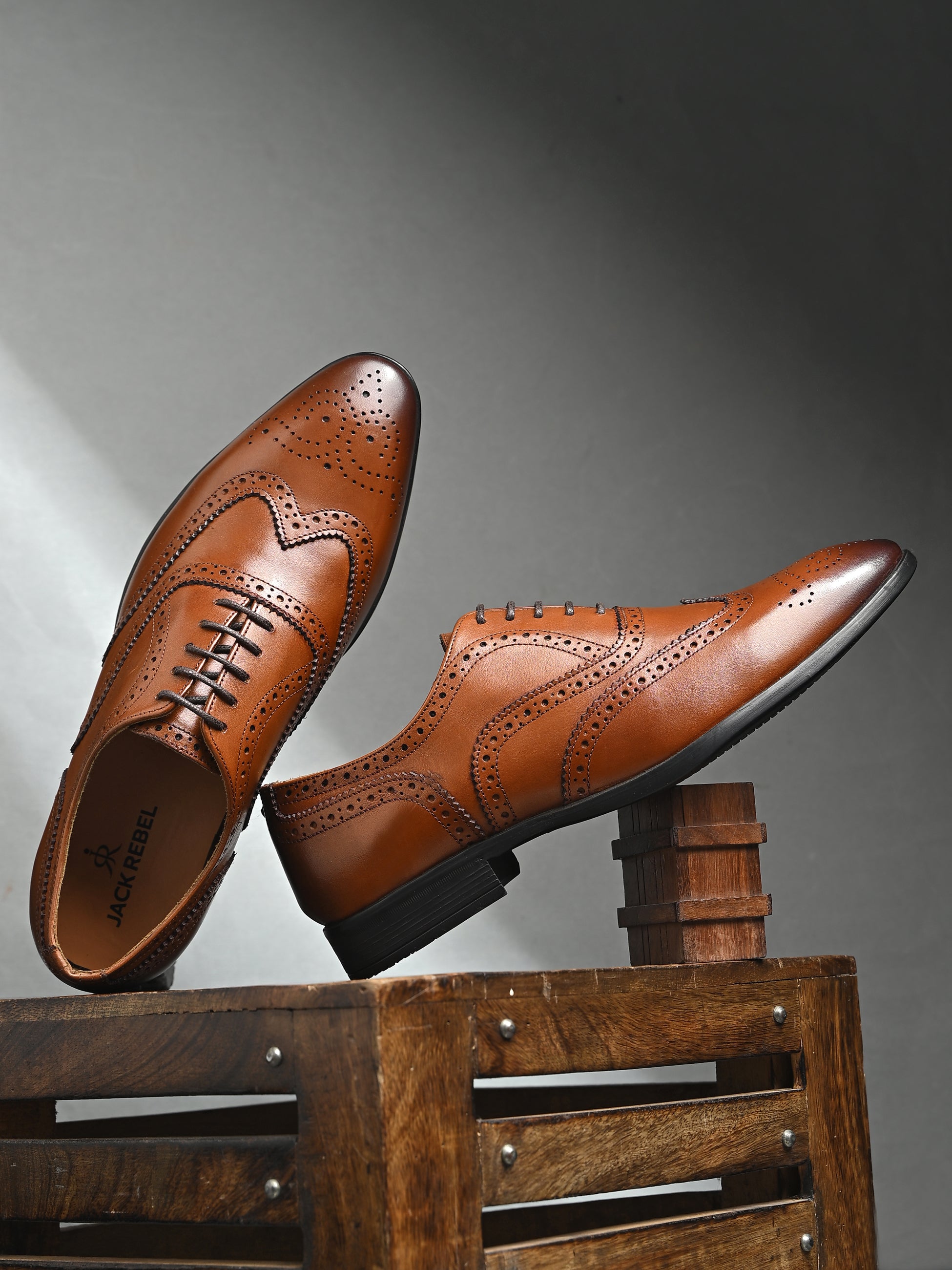 Regal Tan Brogue Oxford
